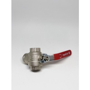 Kulventil DN20 med inbyggt magnetitfilter