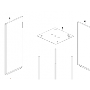Panelplåt vänster sida till IVT Greenline och Bosch