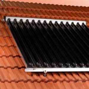 Solfång Tegel Tak Stående Mont