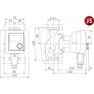 Cirkulationspump Wilo Stratos Pico 25/1 - 6 Lågenergi