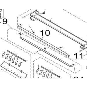 009A. Nedre luftriktare till Innerdel NI GRN/FRN