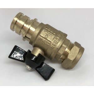 063. Kulventil med filter DN20