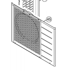Ytterhölje front CUE9/12EKEB/NE7/9/12 GKE