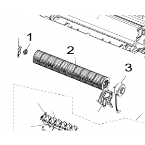 002A. Fläkttrumma till Nordic Inverter och Bosch Compress
