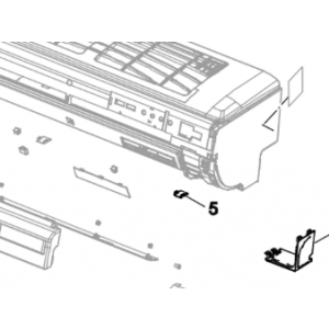 006A. Täckbricka för skruv för Nordic Inverter innedel