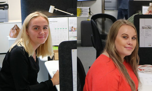 Vi hälsar Ebba och Emma välkomna