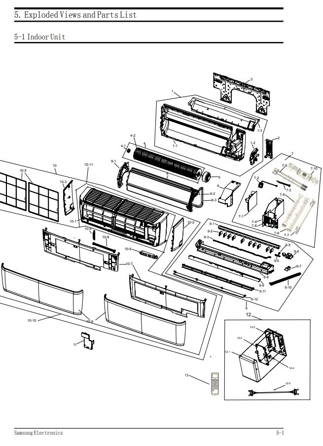 Sprängskiss Indoor AR12FSFKBWTN