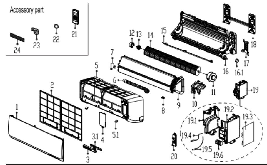Sprängskiss QHW-SB12B