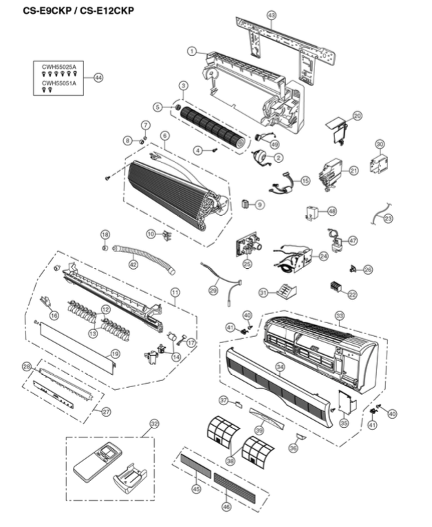 Panasonic CS-E9CKP JS Energi