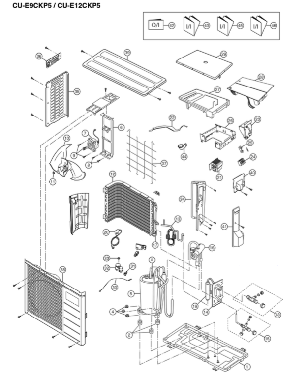 Panasonic CU-E9CKP5 JS Energi