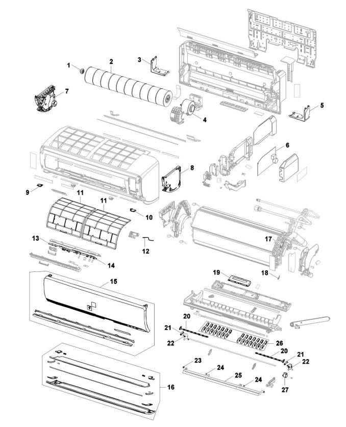 Sprängskiss Bosch Compress 8000